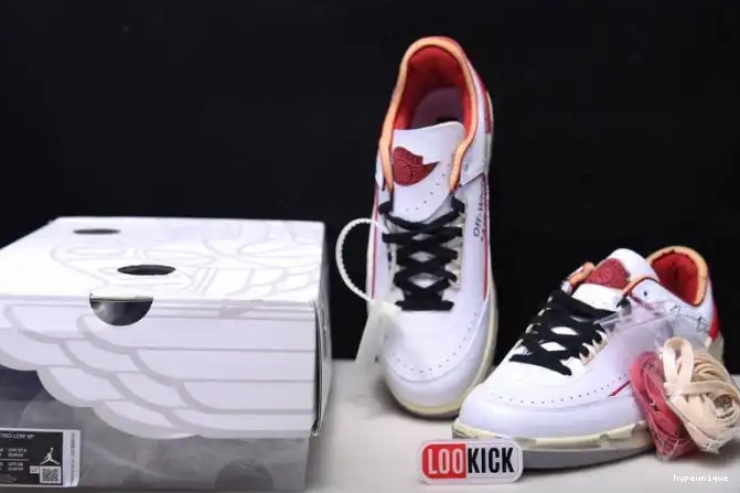 HYPE Off-White Jordan 2 Red SP Low White Retro DJ4375-106 0526